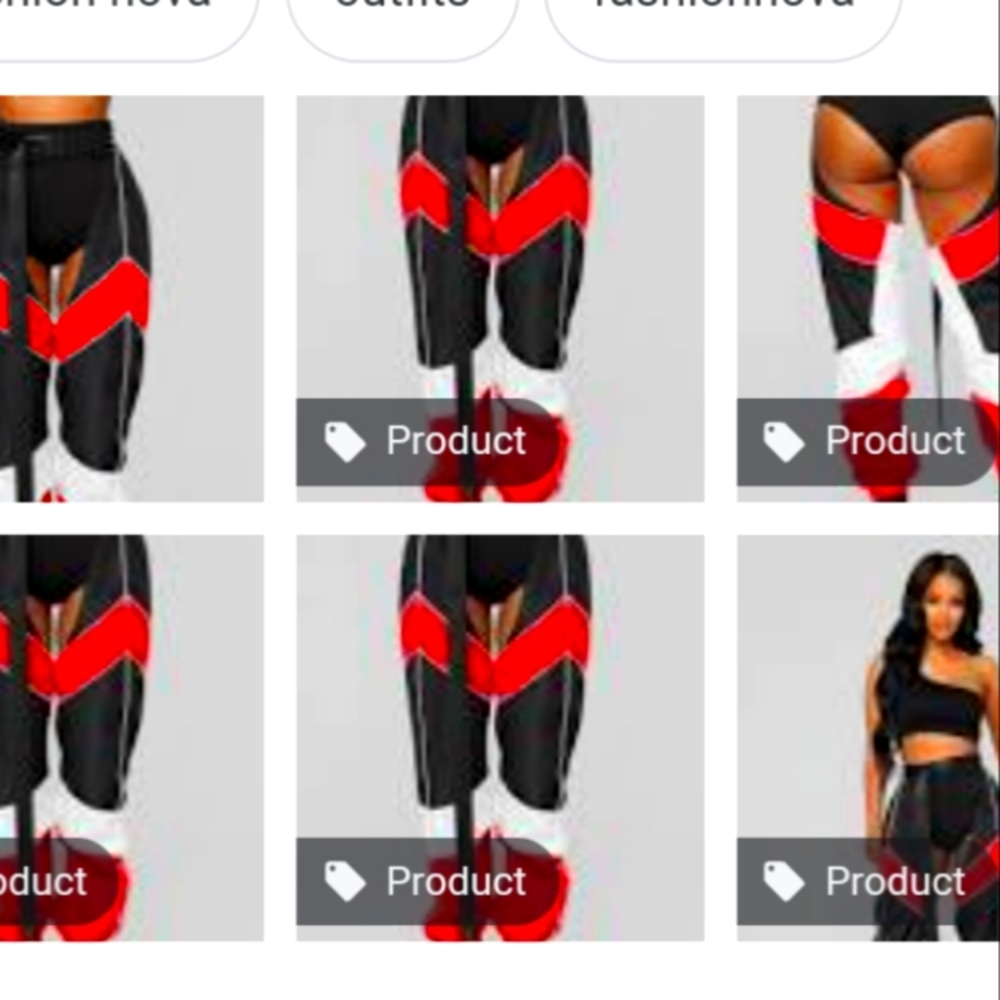 Fashion Nova buttless pants